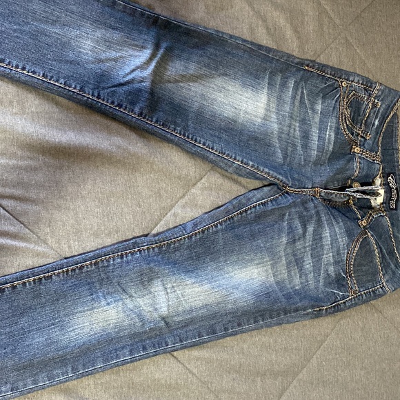 C’EST TOI Straight Dark Denim Jean - Picture 3 of 4